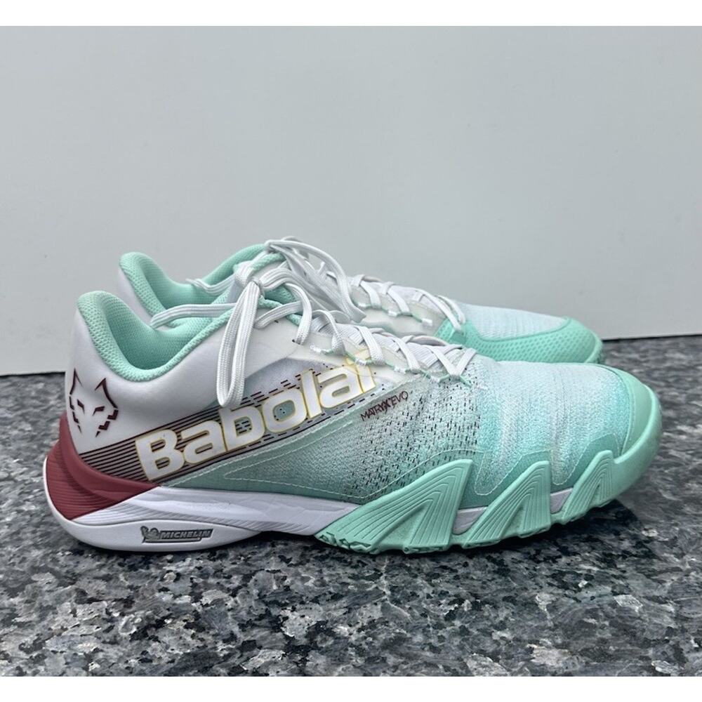 Babolat Jet Premura 2 Lebron - white/red dahlia Men’s Sneakers Size 10.5